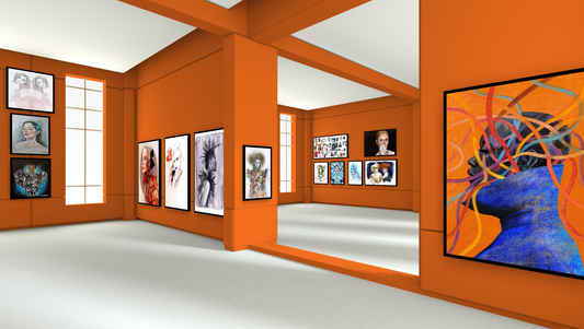 Fida Showcases Top 100 Fashion Portrait Artworks in Immersive Exhibitions with Kunstmatrix